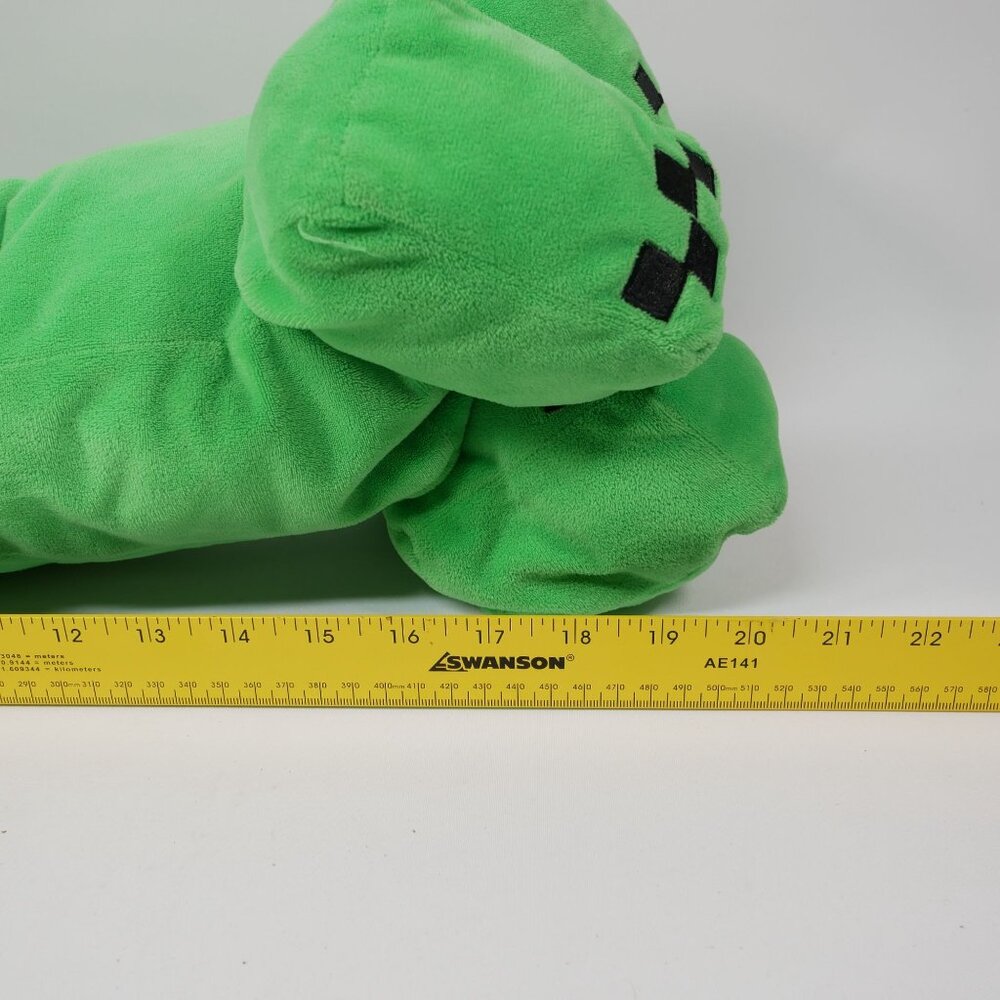 Minecraft Creeper Large 20" Green Plush Pillow - Picture 3 of 4